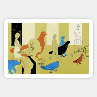 Pigeons Sticker